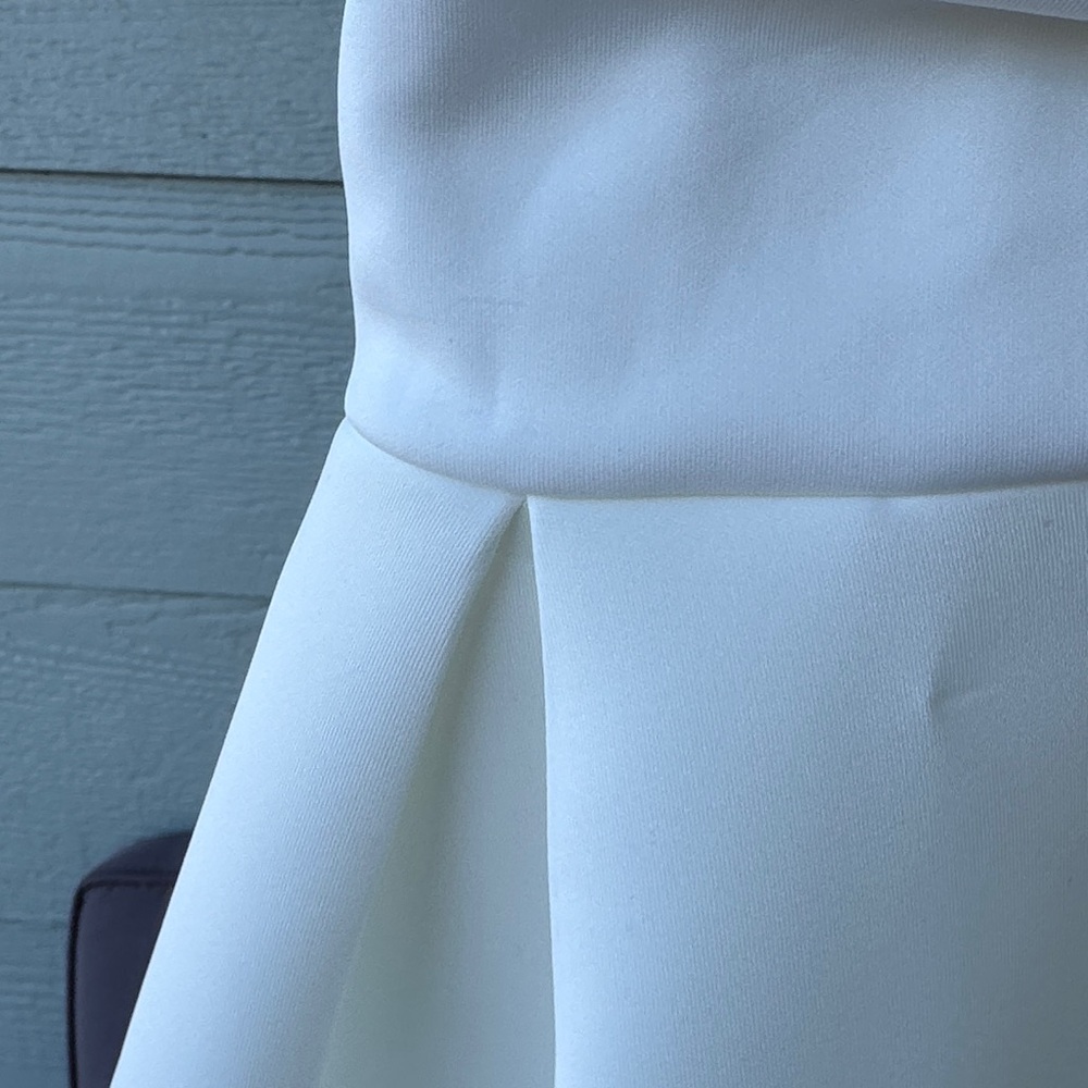 ASOS Strapless Cream Dress - Picture 7 of 8